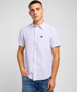 SS LEESURE SHIRT SURF BLUE