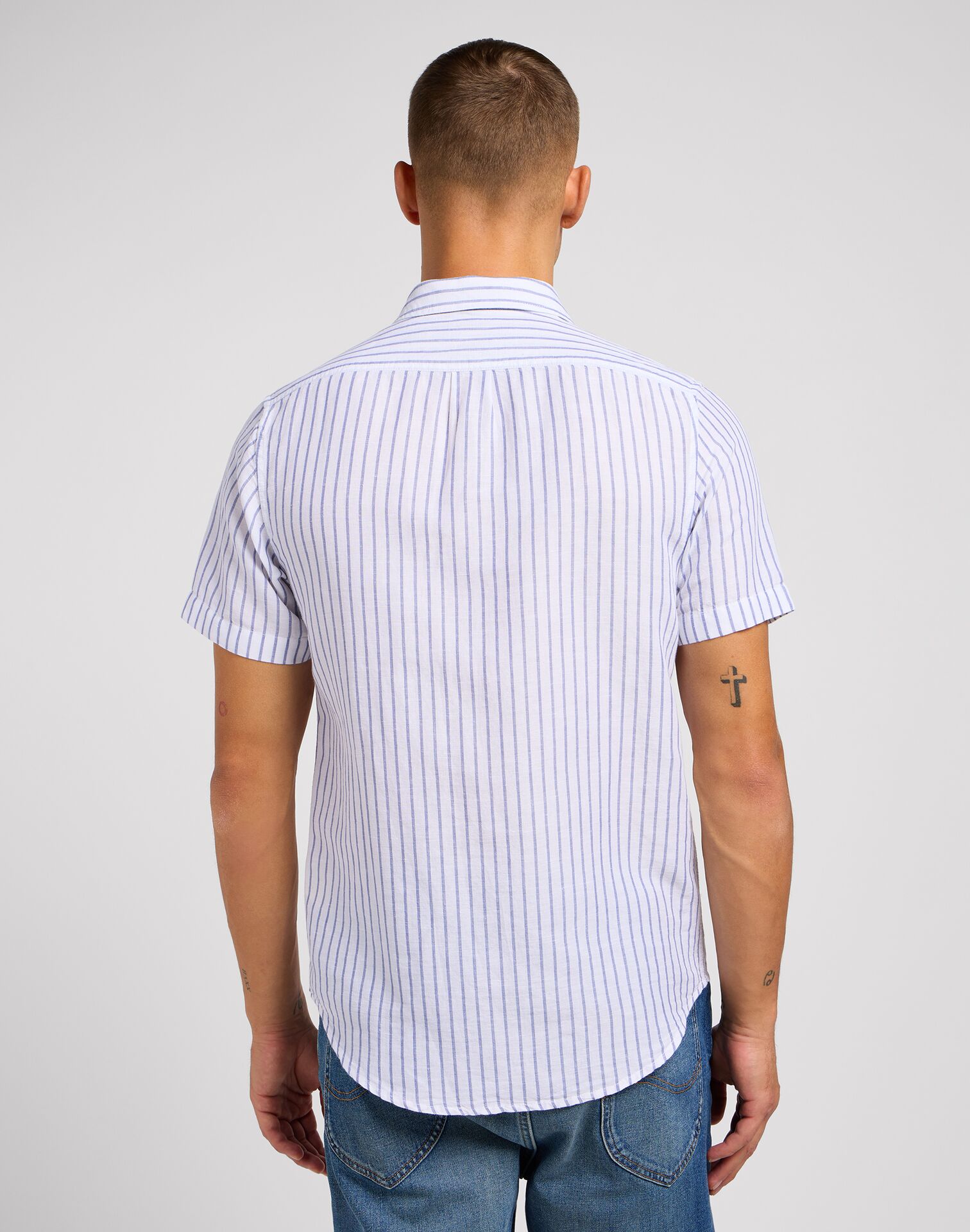 SS LEESURE SHIRT SURF BLUE - Image 2
