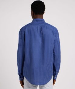 Alternative view of LEESURE SHIRT MEDIEVAL BLUE