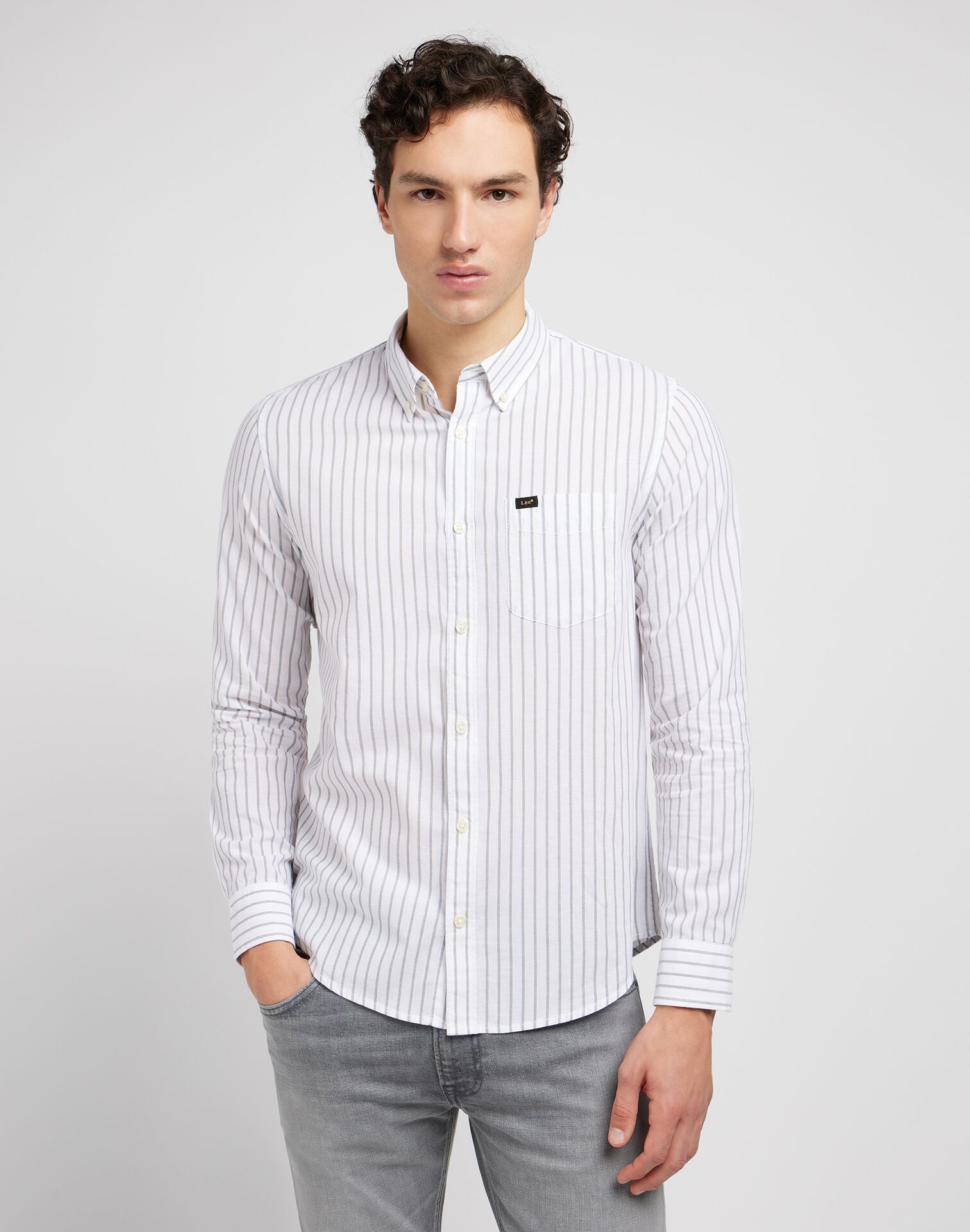 LEE shirt BUTTON DOWN OLIVE GROVE - Image 1
