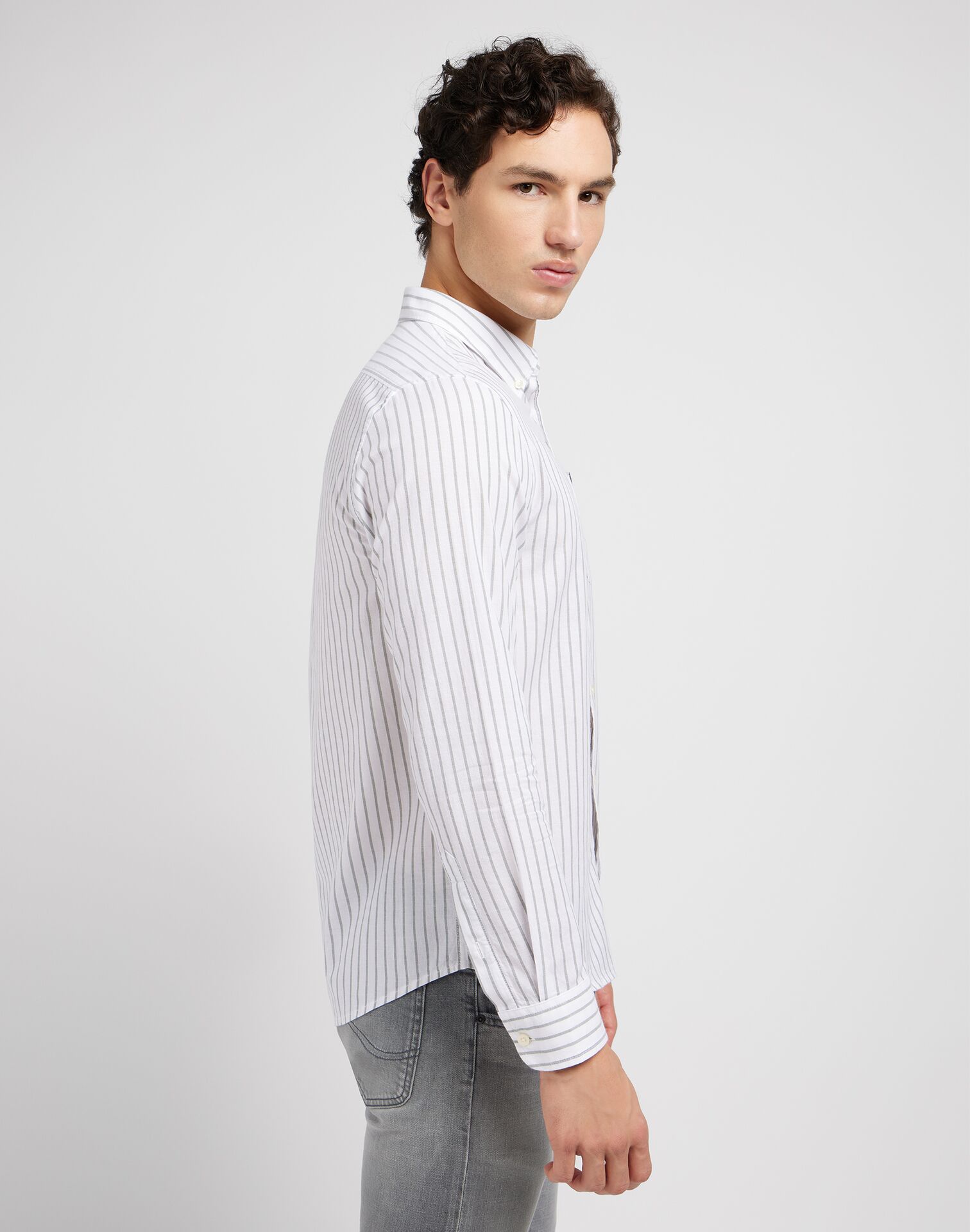 LEE shirt BUTTON DOWN OLIVE GROVE - Image 3