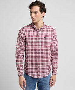 Alternative view of LEE BUTTON DOWN GARNET