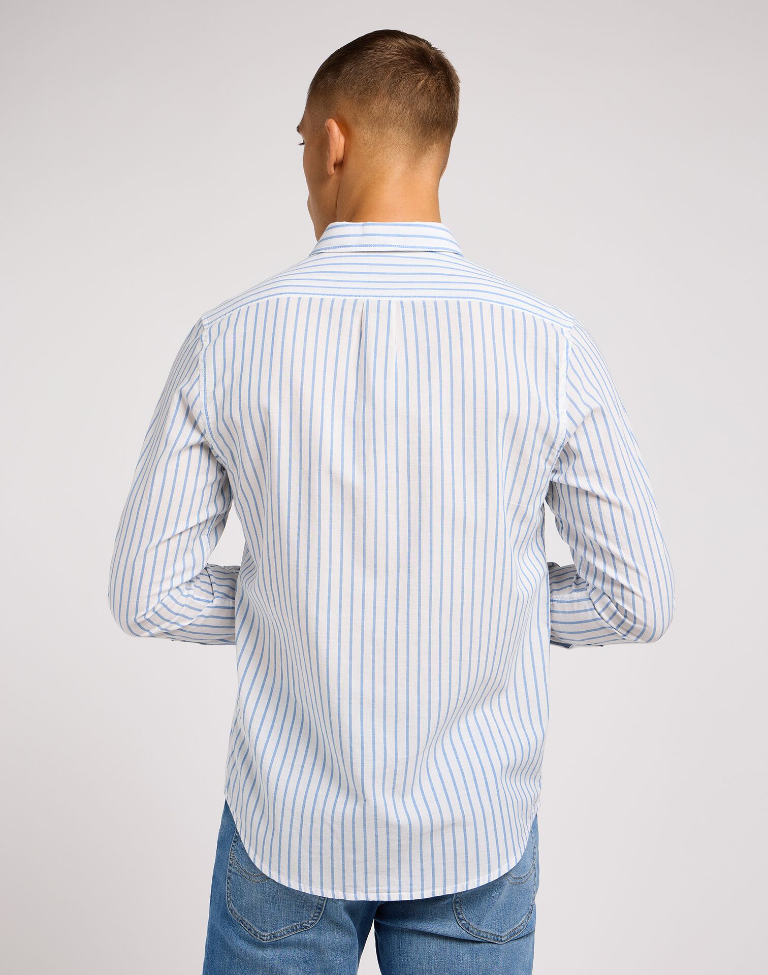 LEE BUTTON DOWN BRIGHT WHITE - Image 2