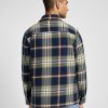 FLAP POCKET OVERSHIRT NAVY - Thumbnail Image 2