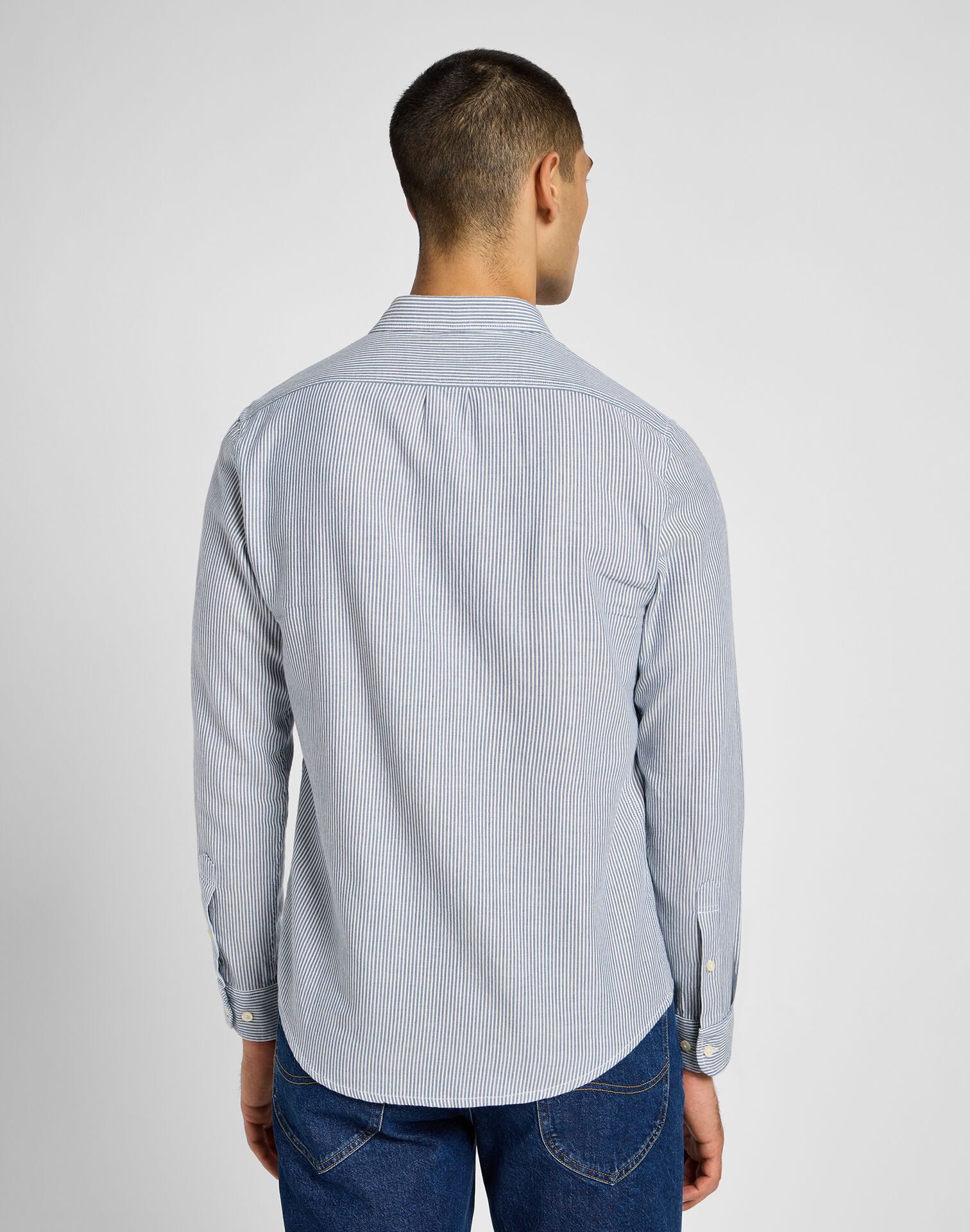 LEE BUTTON DOWN BLUE STRIPE - Image 2
