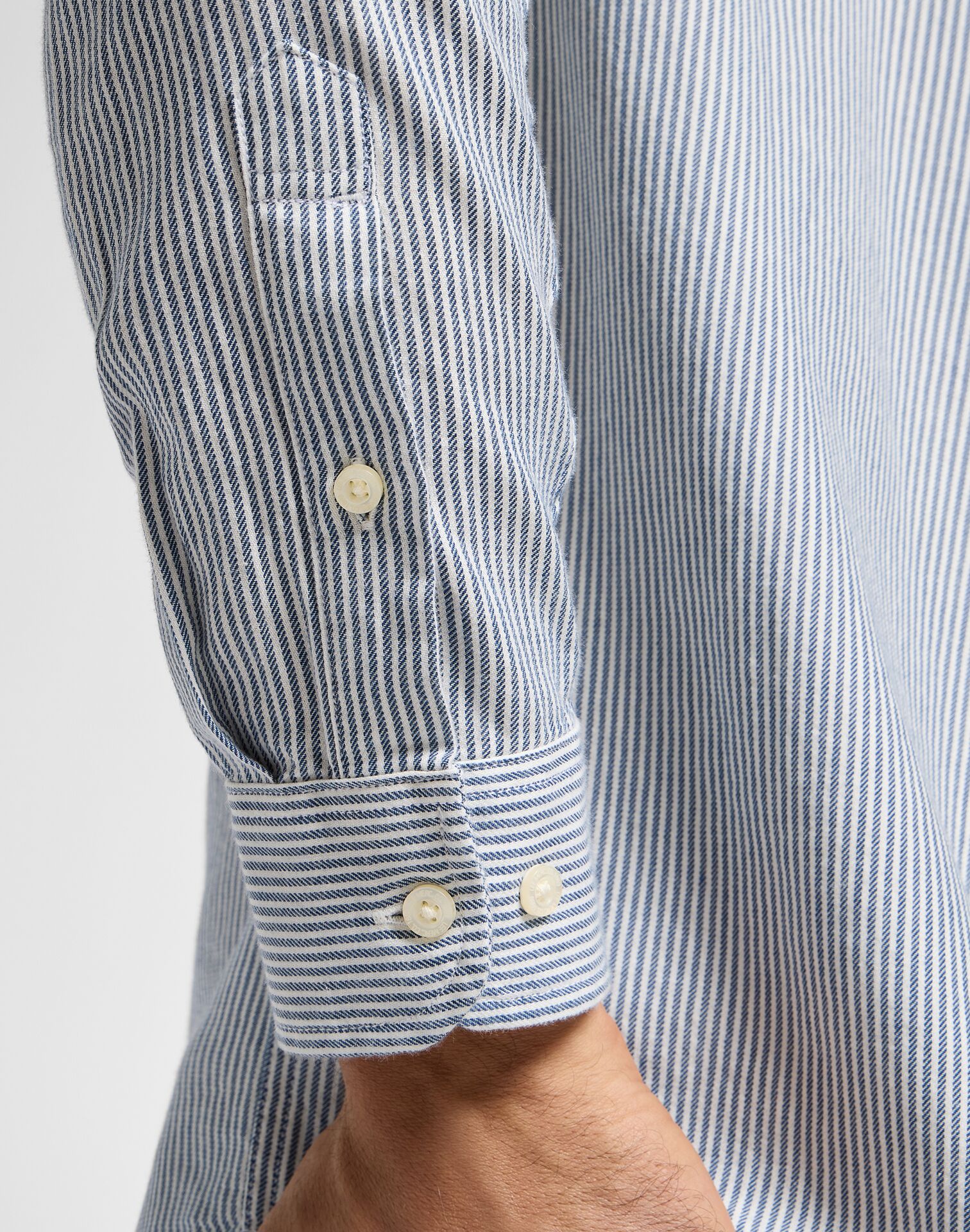 LEE BUTTON DOWN BLUE STRIPE - Image 3