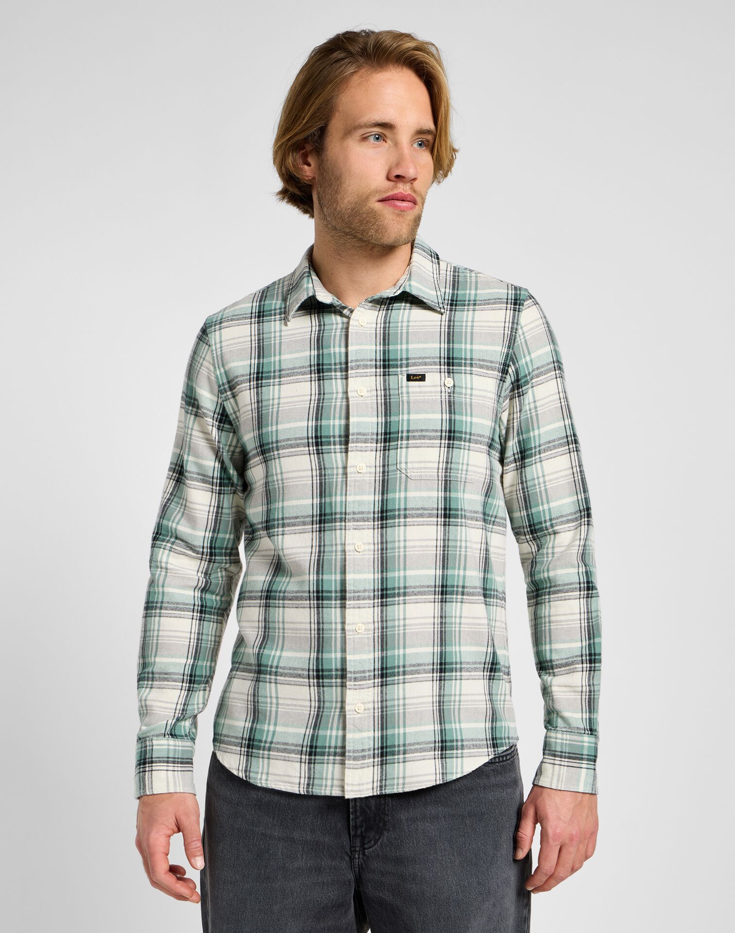 LEE SURE SHIRT WHITE - Image 1