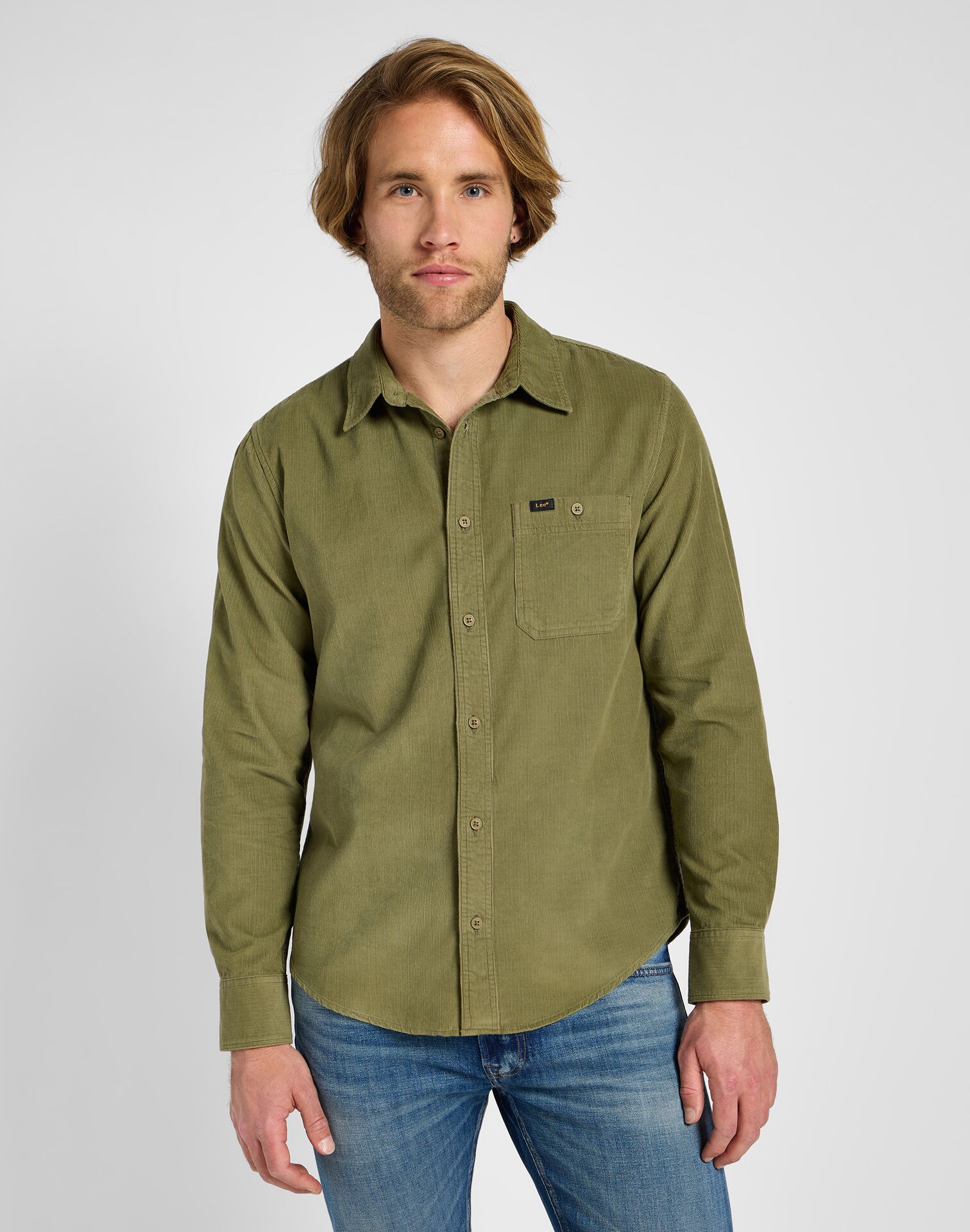 LEESURE SHIRT MERCANTILE GREEN - Image 1