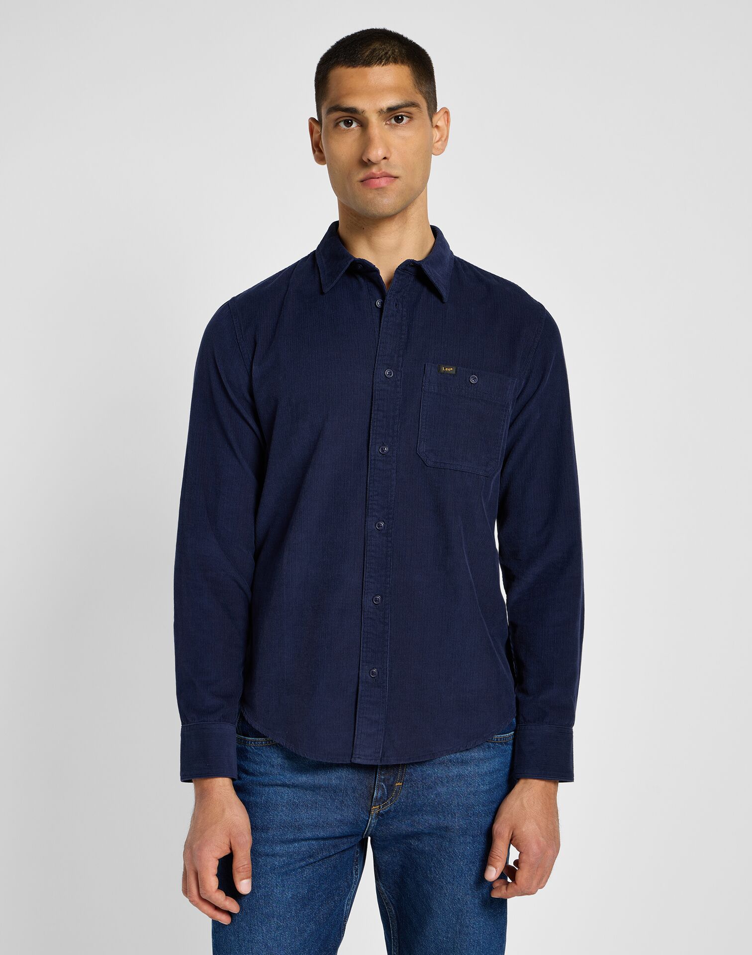 LEESURE SHIRT REAL INDIGO - Image 1