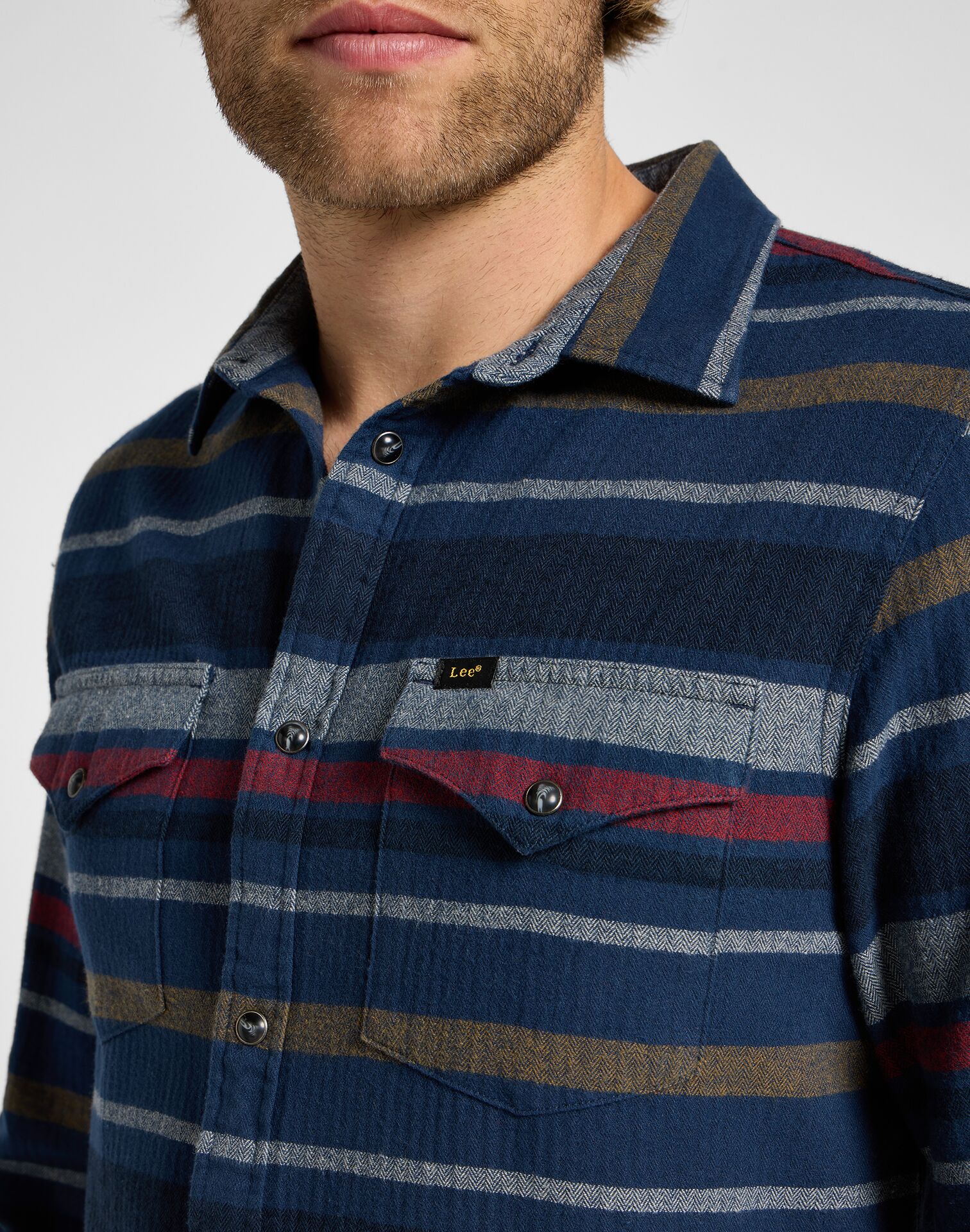 CLEAN WESTERN SHIRT MOOD INDIGO - Image 3