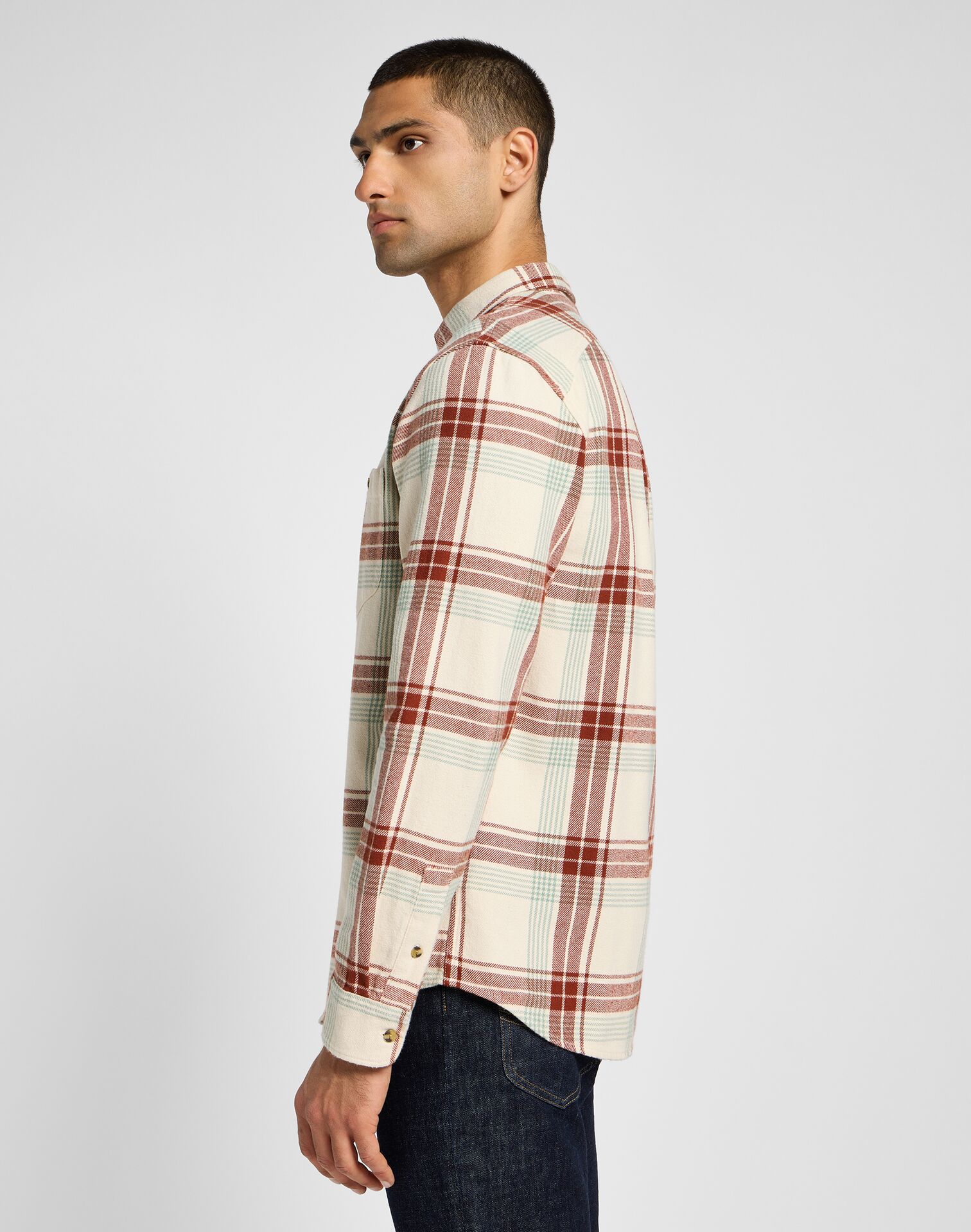 RIVETED SHIRT ECRU lee - Image 2