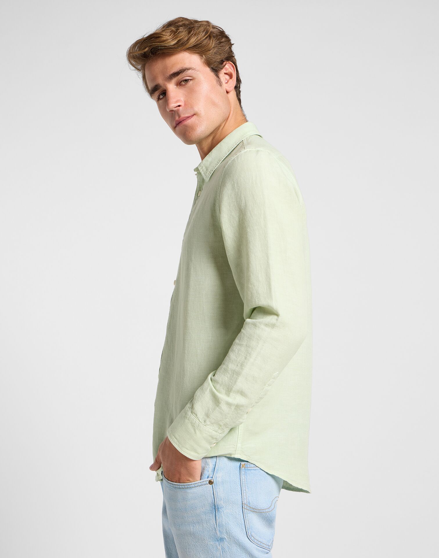 PATCH SHIRT SOFT SAGE - Image 2