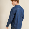 WORKWEAR SHIRT INDIGO JASPE - Thumbnail Image 2