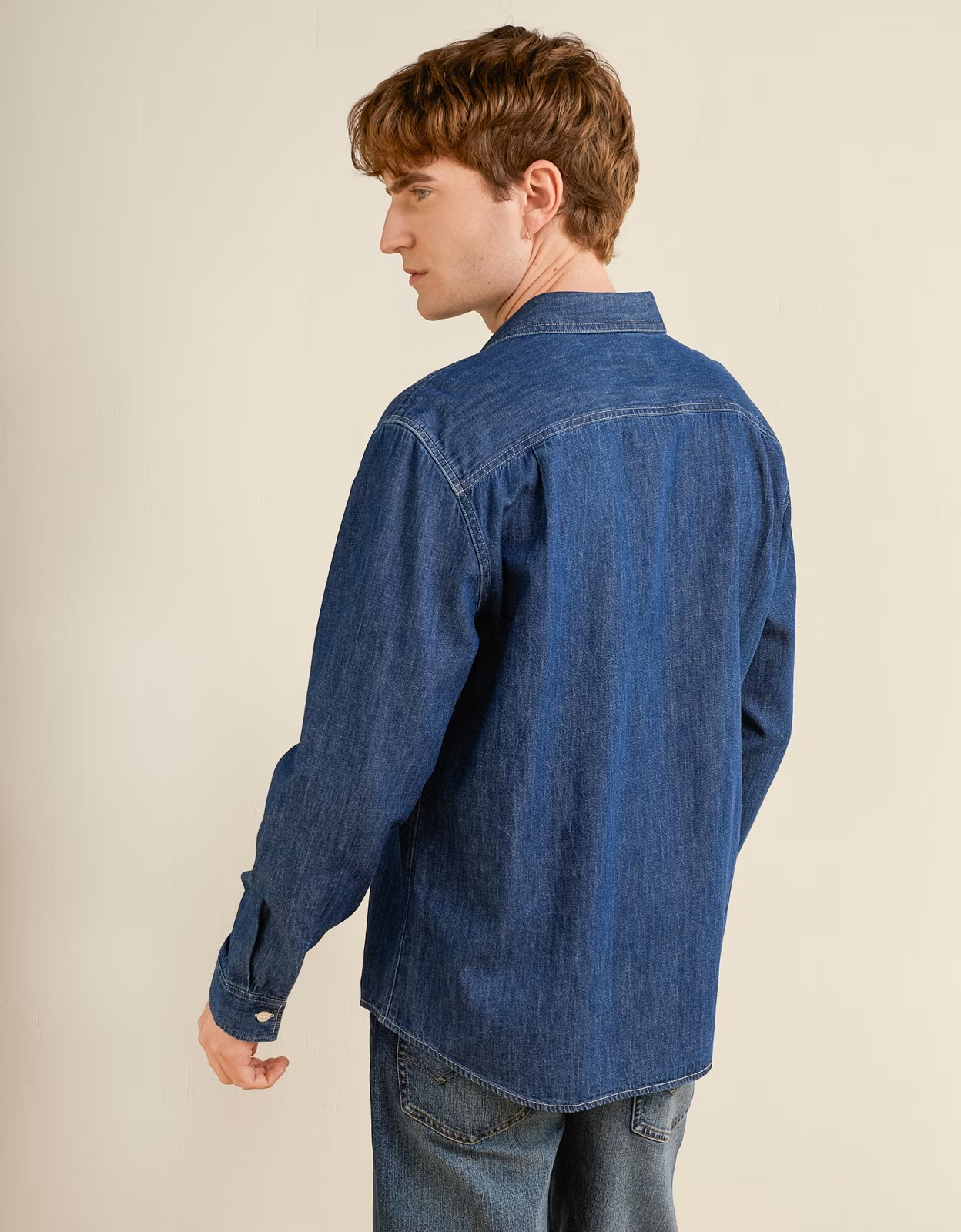 WORKWEAR SHIRT INDIGO JASPE - Image 2