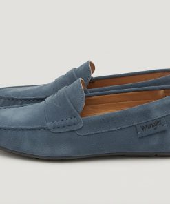 Wrangler Maifield Suede Men Low Dark Blue