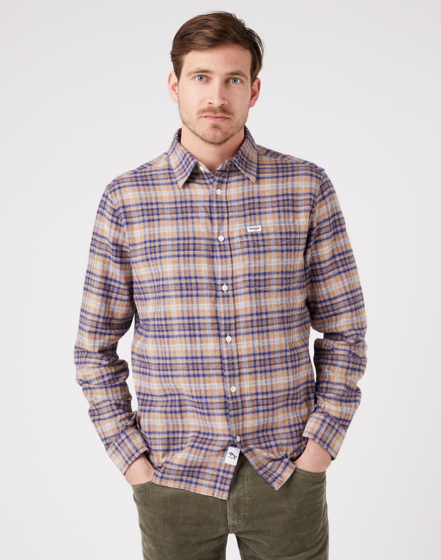 1 Pocket Shirt Blue Ribbon - Image 1