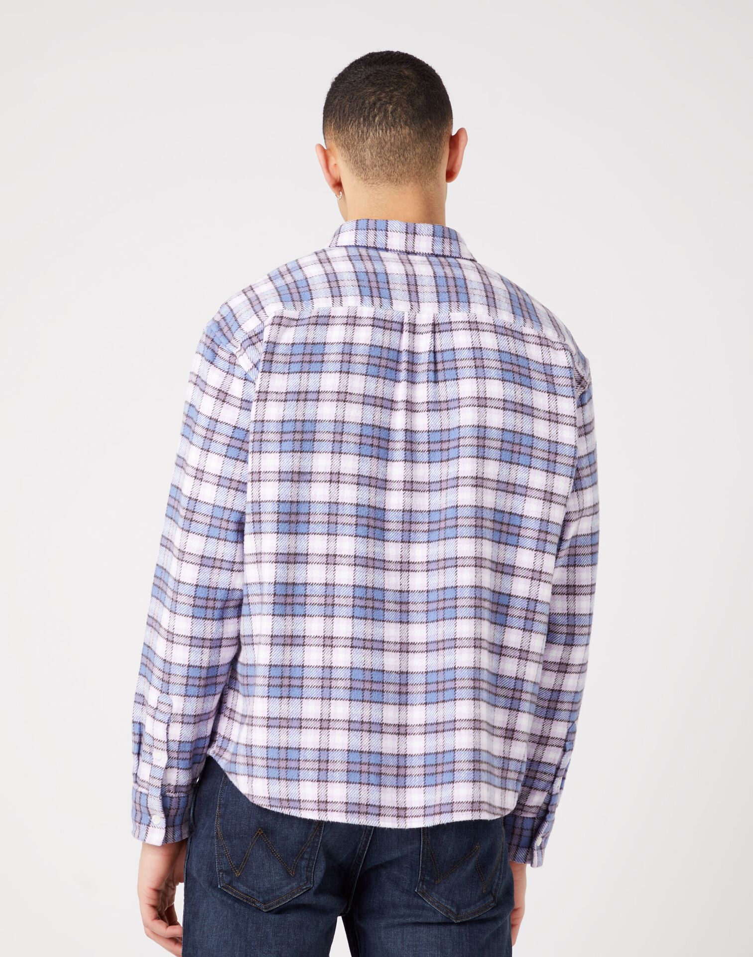 1 Pkt Shirt Stone Wash Blue - Image 3