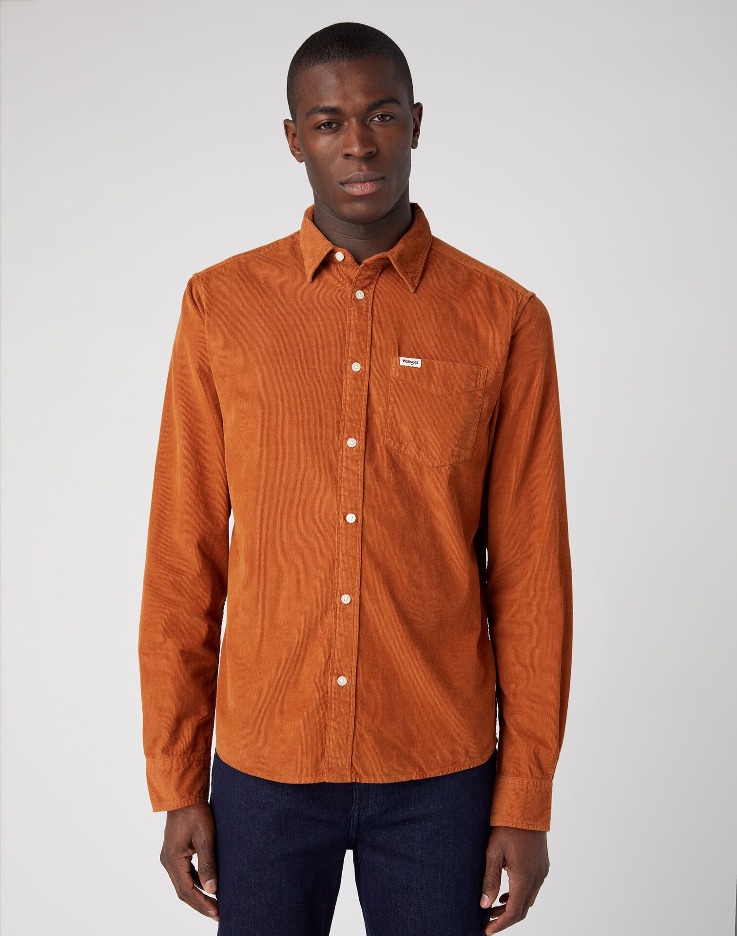1 Pocket Shirt Orange - Image 1