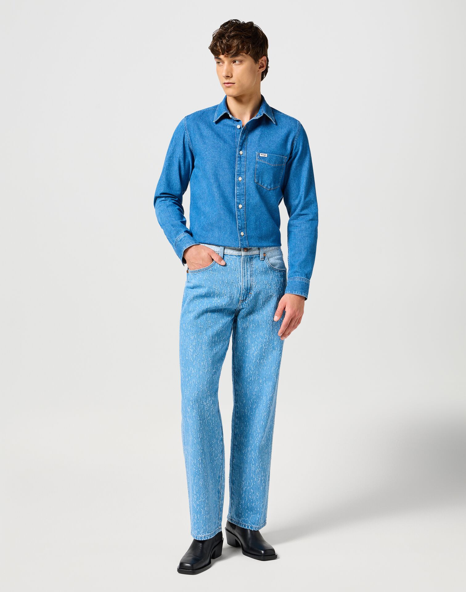 1 Pkt Shirt Mid Stone - Image 1