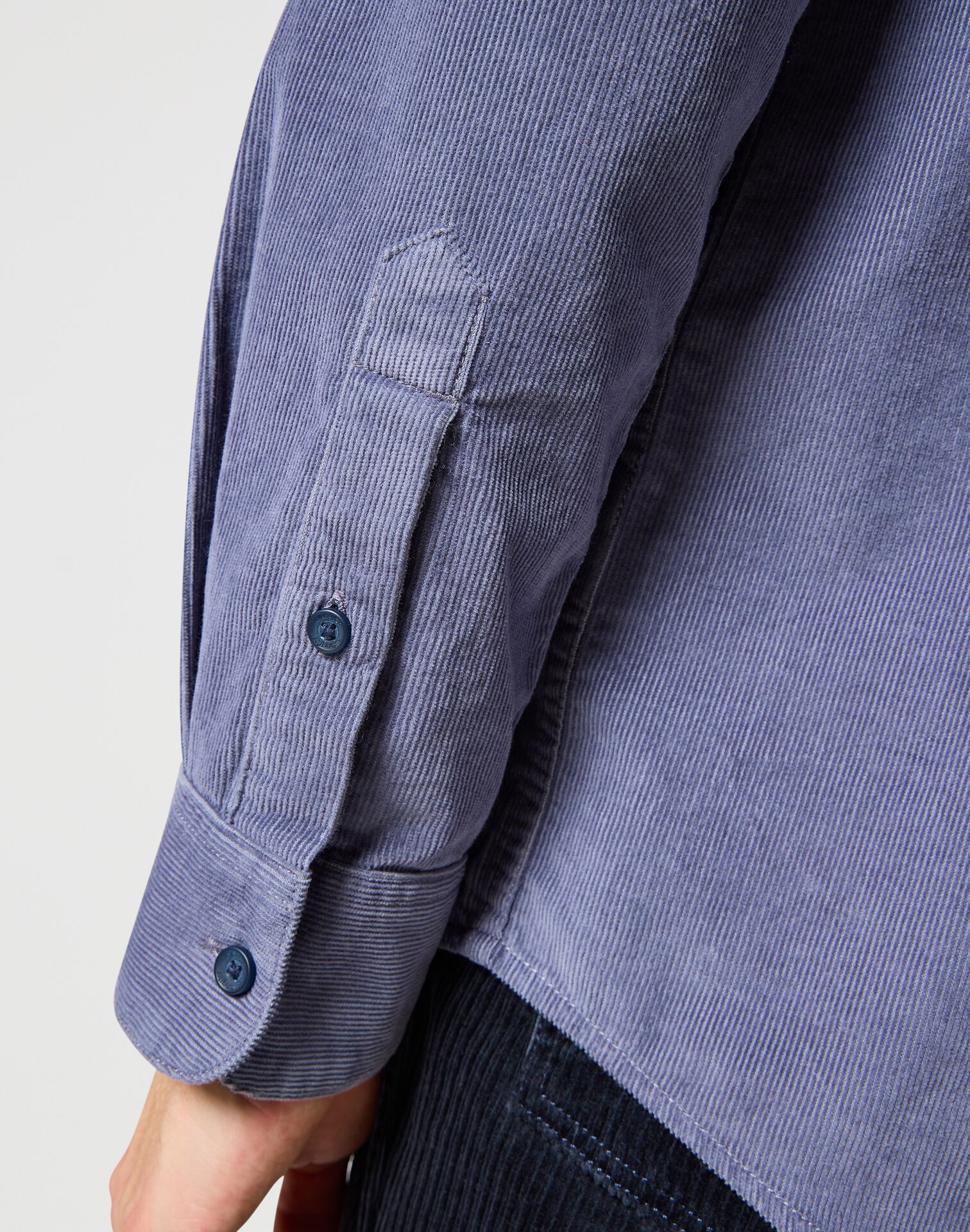 1 Pkt Corduroy Shirt Grisaille - Image 2