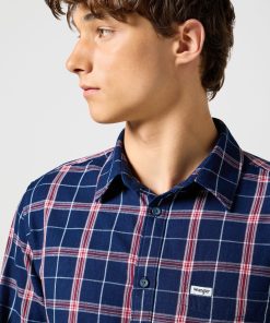 1 Pkt Shirt Red Indigo