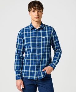 1 Pkt Shirt Green Indigo