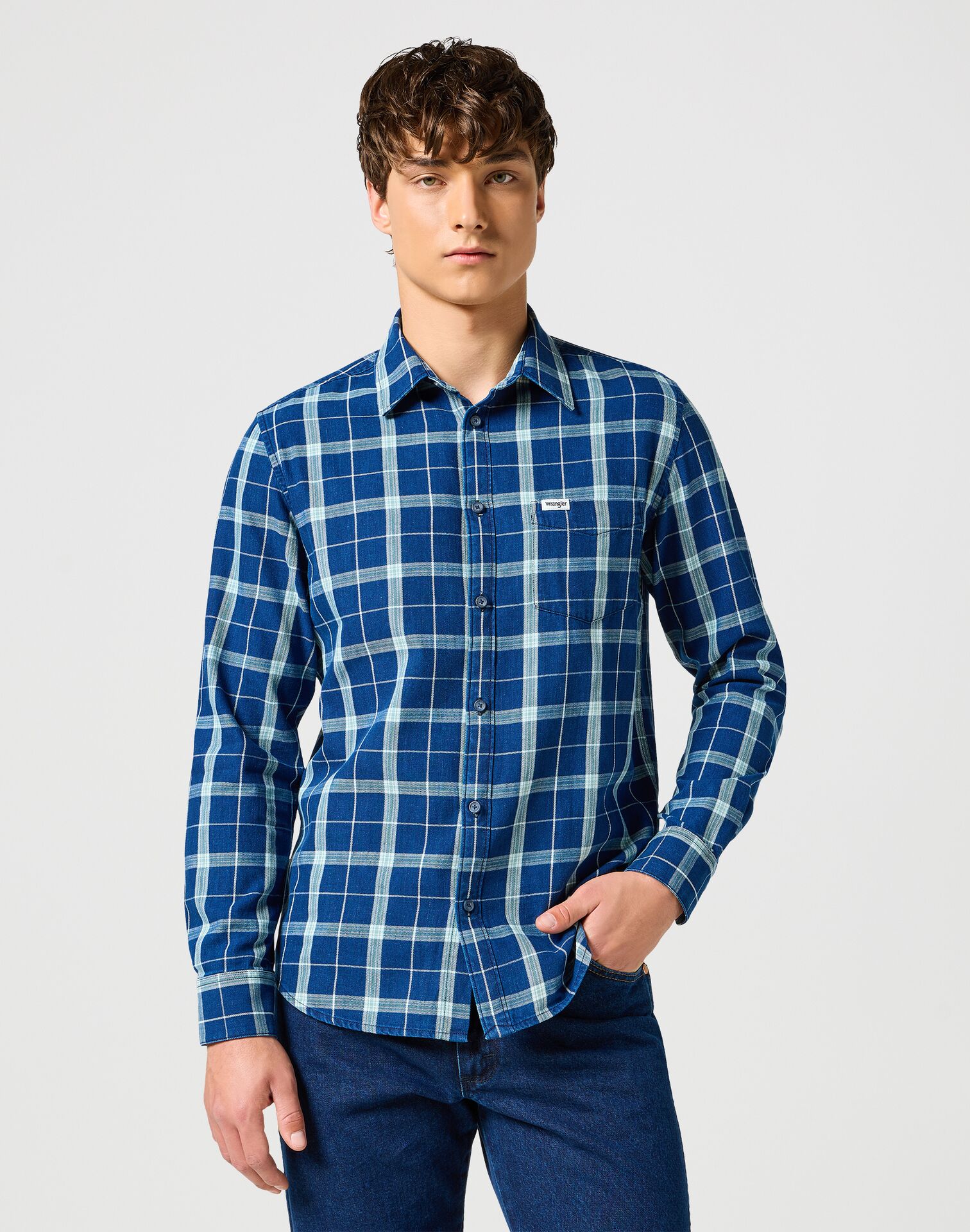 1 Pkt Shirt Green Indigo - Image 1