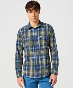 1 Pkt Shirt Green Blue