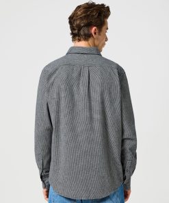Alternative view of 1 Pkt Flannel Shirt Grey Black