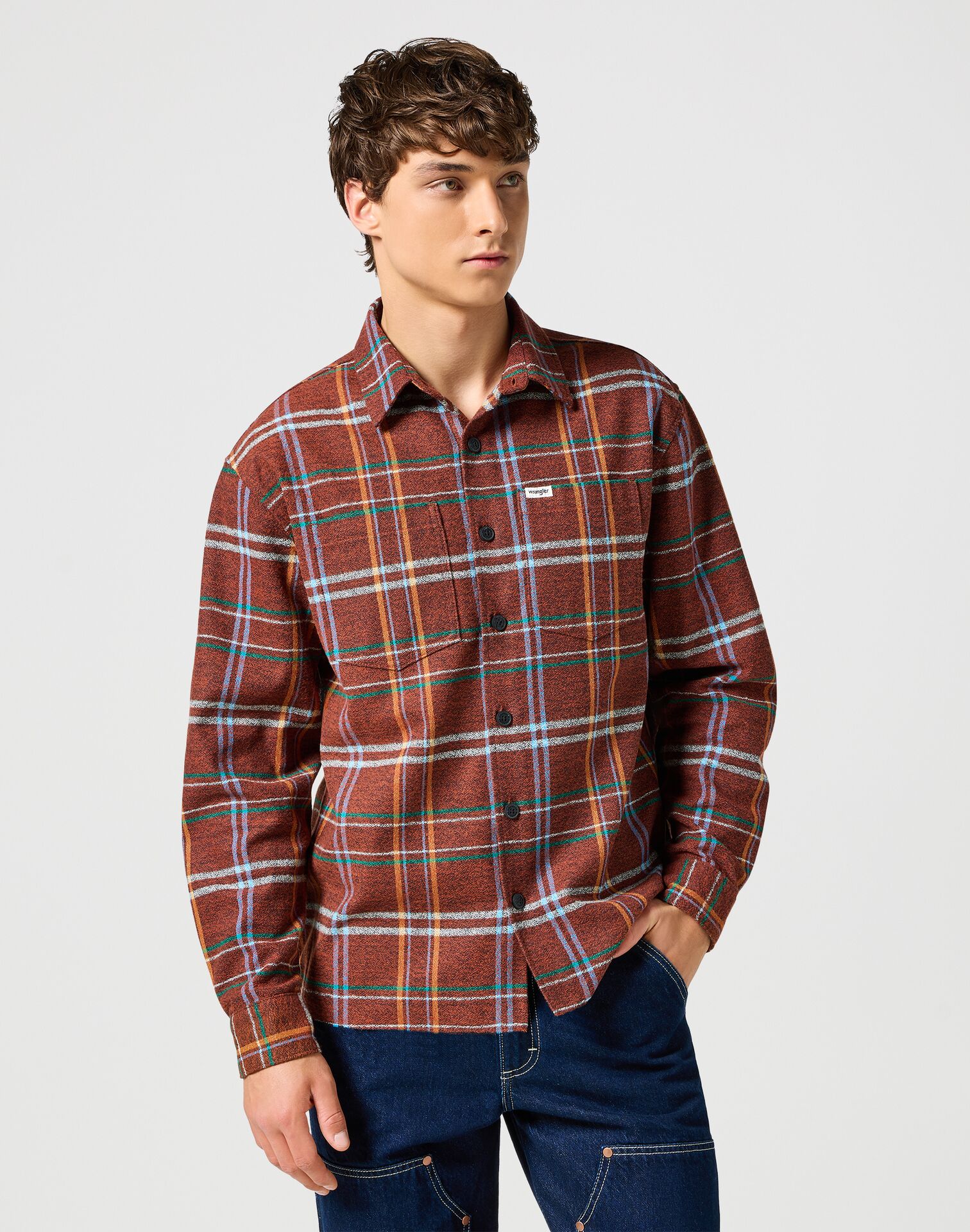 Non Frayed Plaid Shirt Picante - Image 1