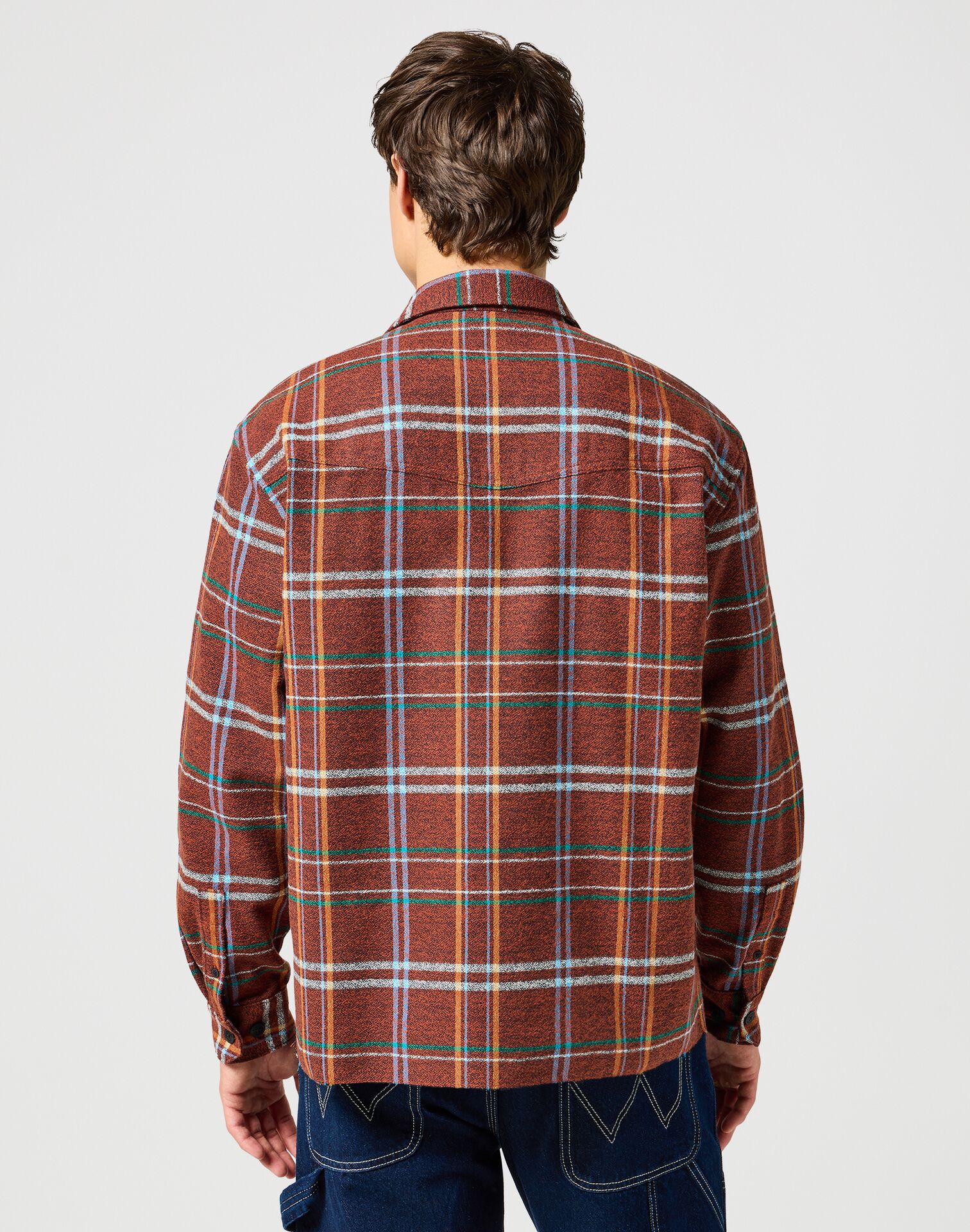 Non Frayed Plaid Shirt Picante - Image 2