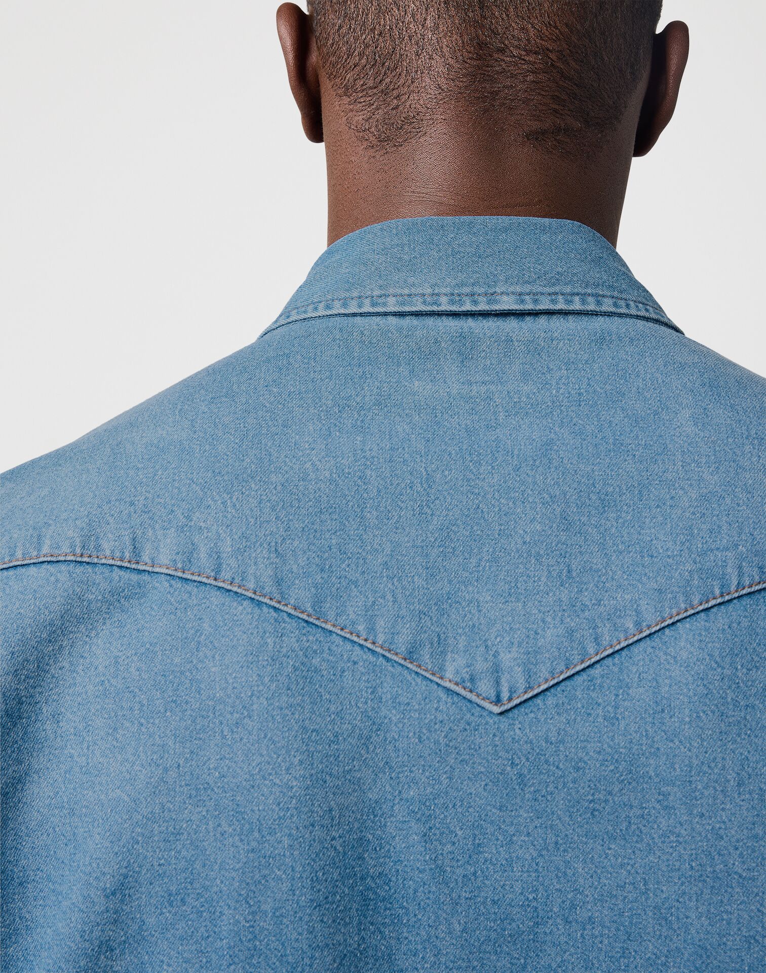 Western Shirt Mid Light Wash - Image 2