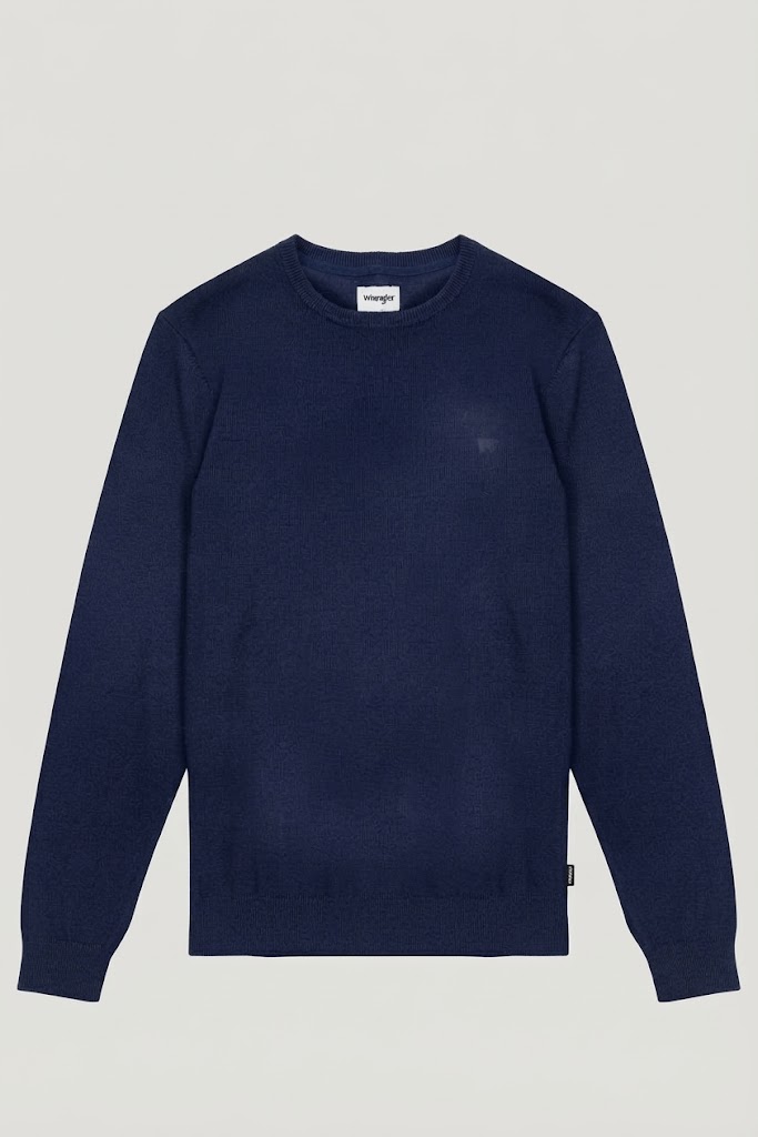 Wrangler Crewneck Knit Navy - Image 1