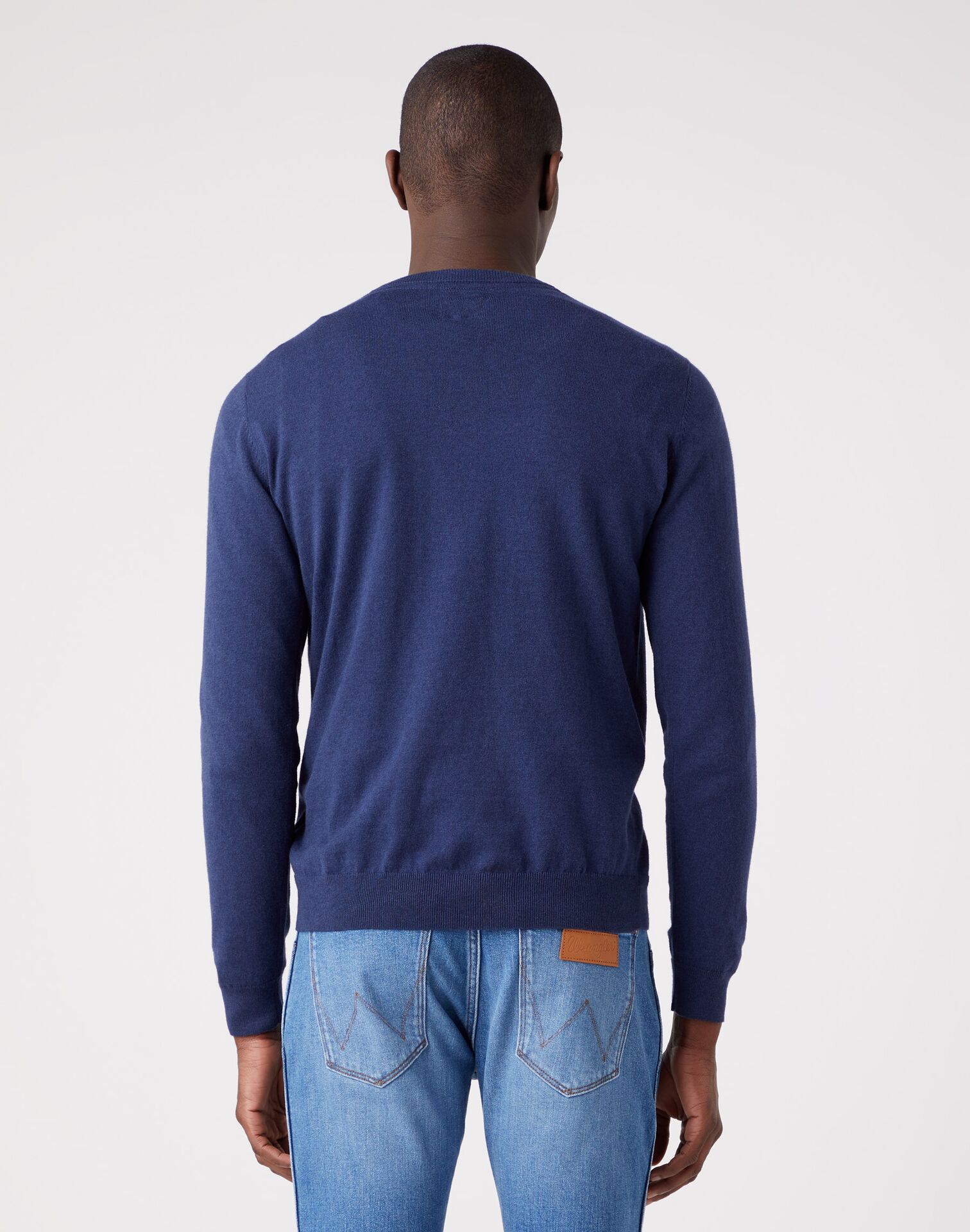 Wrangler Crewneck Knit Navy - Image 3