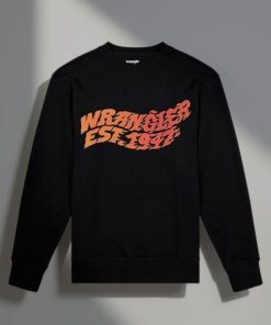 Wrangler Graphic Crew Black