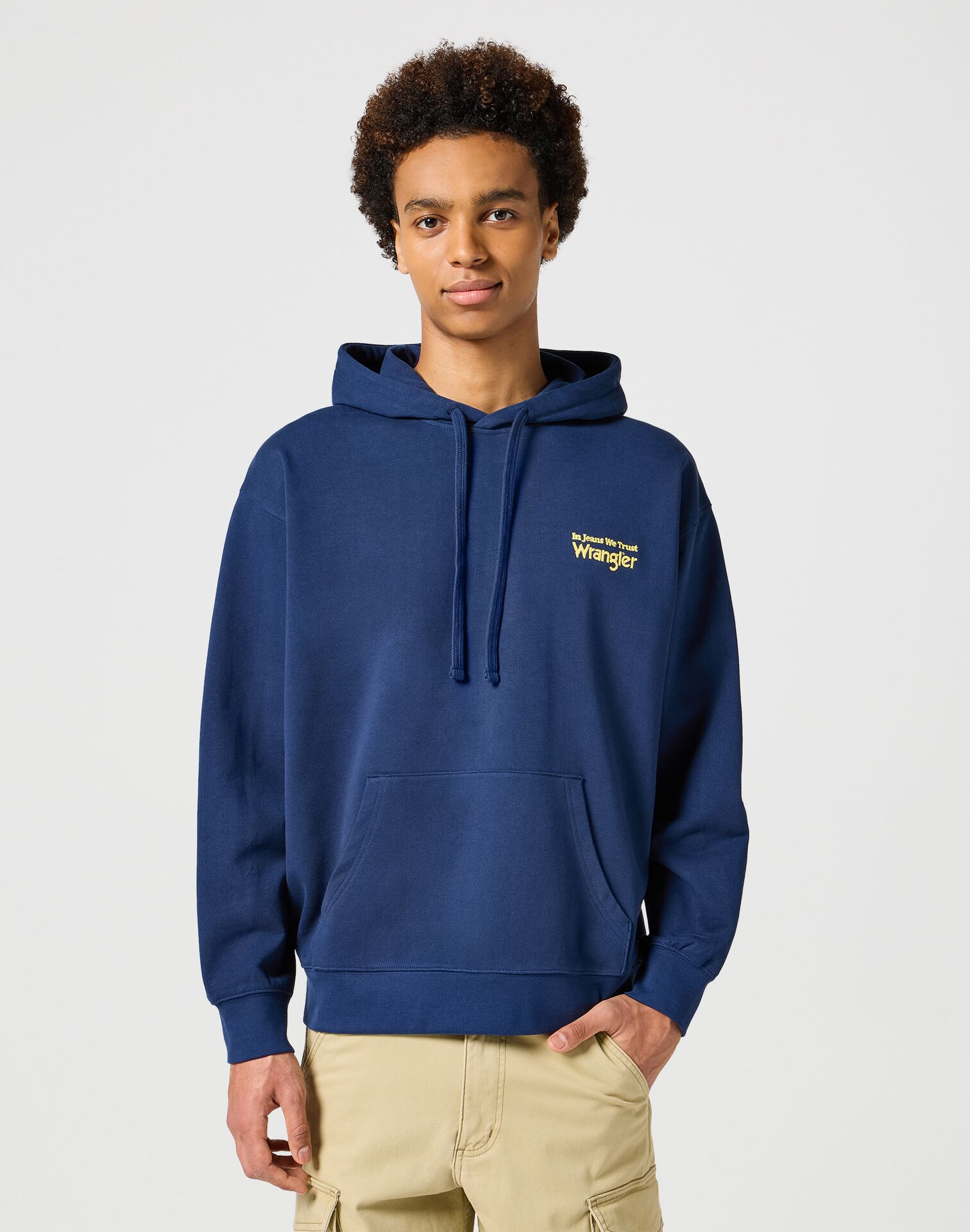 Wrangler Hoodie Navy - Image 2