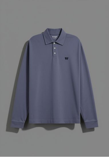 Wrangler LS POLO SHIRT GRISAILLE - Image 1