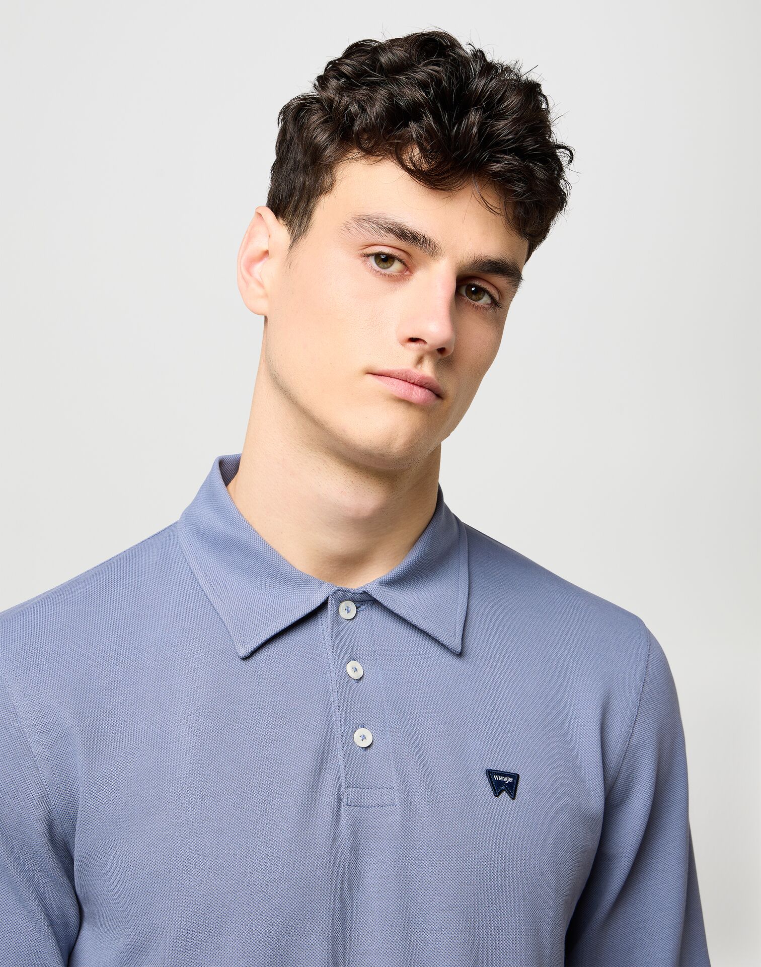 Wrangler LS POLO SHIRT GRISAILLE - Image 2