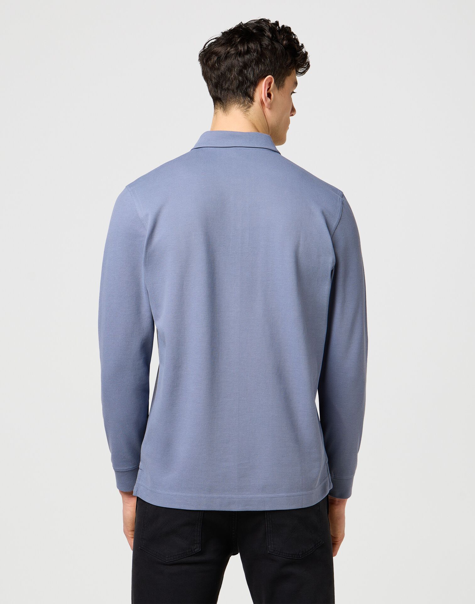 Wrangler LS POLO SHIRT GRISAILLE - Image 3