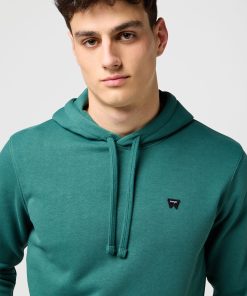 Alternative view of Wrangler SIGN OFF HOODIE BISTRO GREEN
