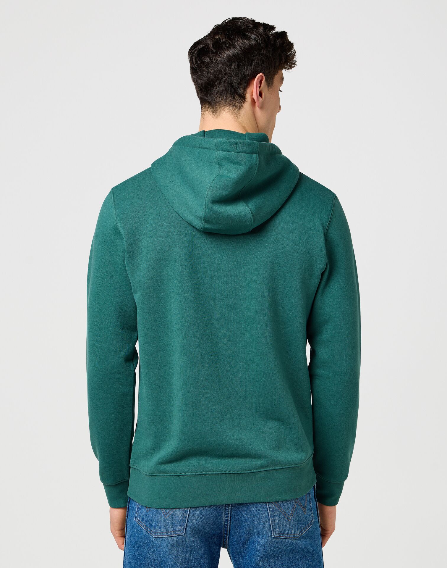 Wrangler SIGN OFF HOODIE BISTRO GREEN - Image 3