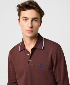 Alternative view of Wrangler LS POLO SHIRT MAHOGANY