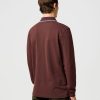 Wrangler LS POLO SHIRT MAHOGANY - Thumbnail Image 3