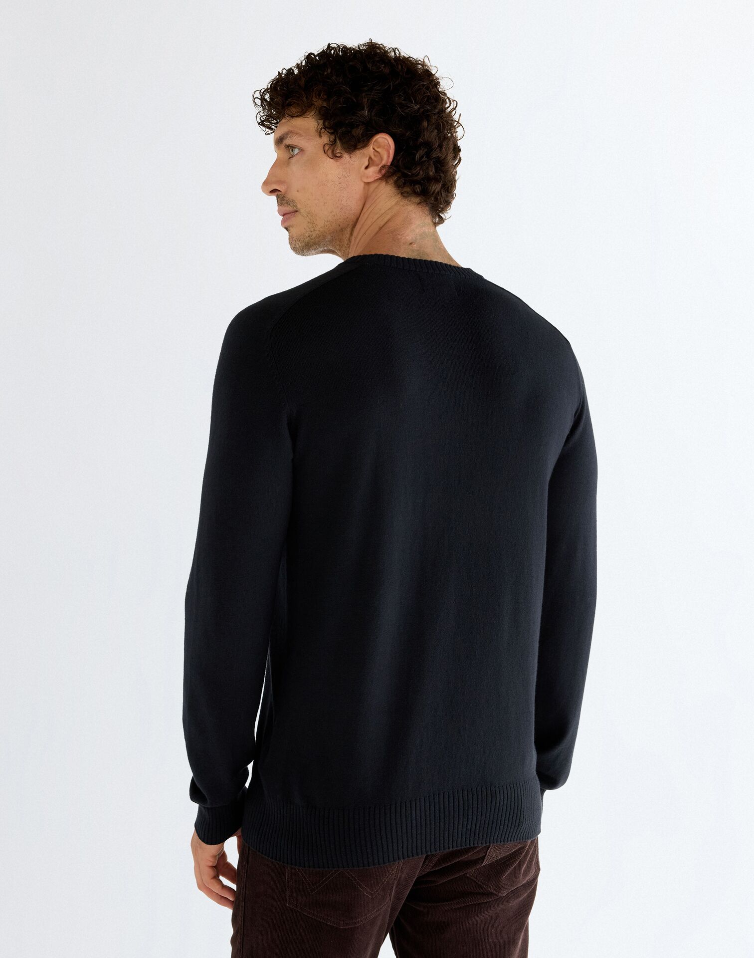 Wrangler KNIT SWEATER BLACK - Image 3