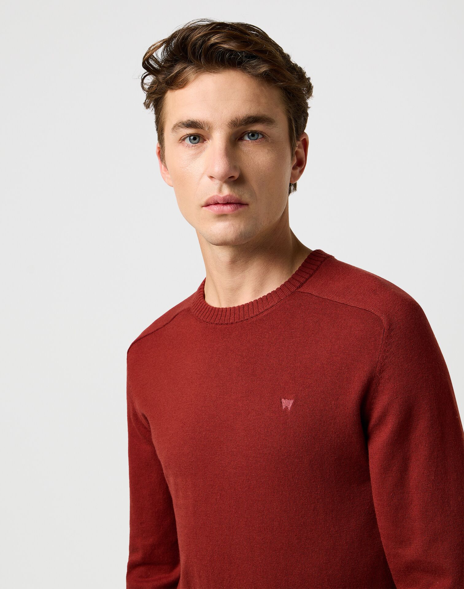 Wrangler KNIT SWEATER FIRED BRICK - Image 2