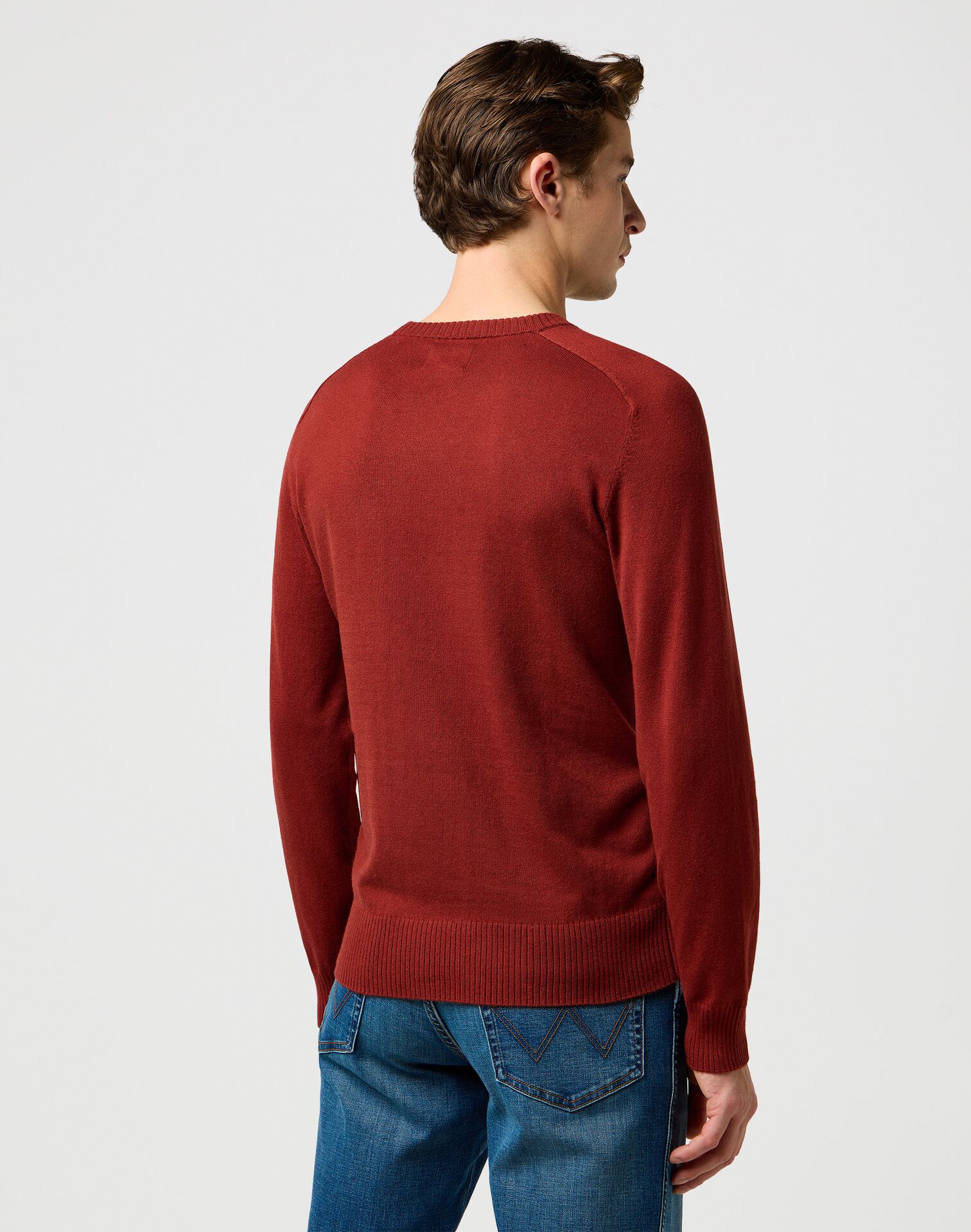 Wrangler KNIT SWEATER FIRED BRICK - Image 3