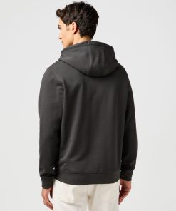 Alternative view of Wrangler SIGN OFF HOODIE FADED BLACK