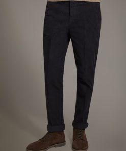 Alternative view of Regular fit chino trousers in corduroy fabric