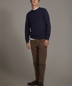 Regular fit 5 pockets trousers in bull twill fabric