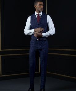 Single breasted waistcoat with lapel collar